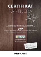 Certifikát partnera 2017