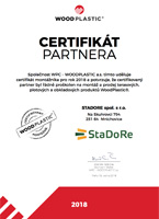 Certifikát partnera 2018