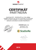 Certifikát partnera 2019