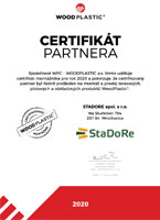 Certifikát partnera 2020